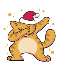 Festive Feline Cat Christmas t-shirt