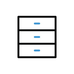 Archive icon vector stock illustration