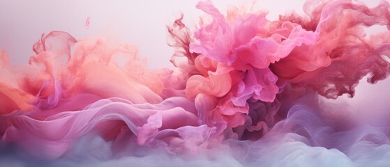 Pink pattern background mixed with artistic glittery gold pattern. Valentine's Day concept Beauty with a translucent background. Generative AI