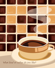 cup of coffee, coffee illustration