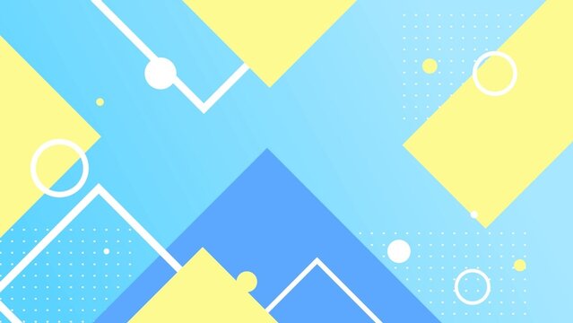 Modern Colorful Animated Shapes Background (Loopable)