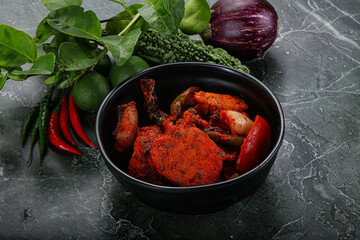 Indian cuisine - chicken tikka barbecue