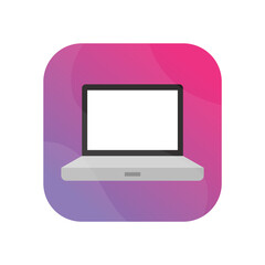 Computer logo design. Pc fix, repair, Computer maintenance service, software, Computer tech shop vector illustration isolated on white background