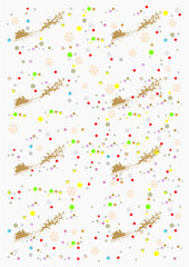 100% Hand-drawn picture featuring a colorful Christmas holiday background. Ideal for presentations, printing, graphics. Add holiday charm to your creations! 🎄✨