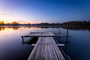 pier in the morning