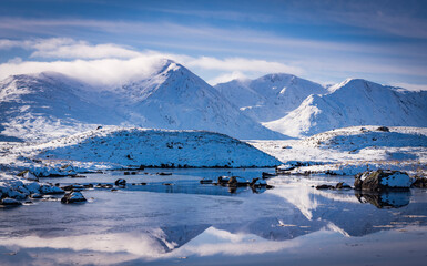 Winter in Scottish Highlands