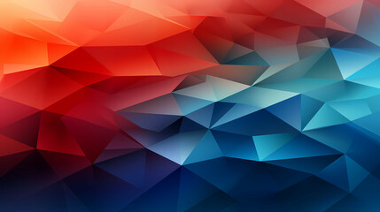 Color Gradient Red And Blue Pattern, a red and blue triangular shapes.