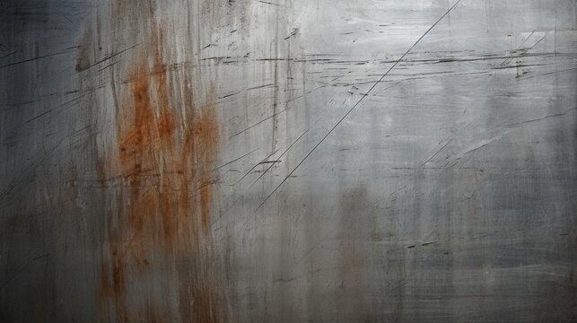 Grunge metal texture background. Closeup of a scratched old rusty iron texture.  