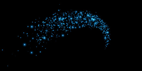 blue dust light png. Bokeh light lights effect background. Christmas glowing dust background Christmas glowing light bokeh confetti and sparkle overlay texture for your design. © andreu1990