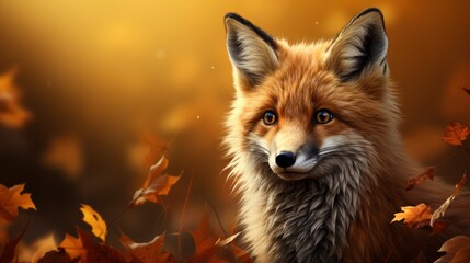 Naklejka premium Red Fox Cub Newborn Nature, HD, Background Wallpaper, Desktop Wallpaper