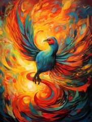 Fototapeta premium phoenix bird