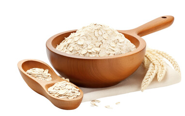 Oatmeal Display on a transparent background