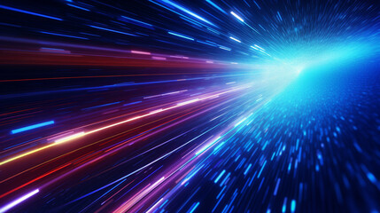 Obraz premium Technology, Data connection lines background. PowerPoint and webpage landing background.