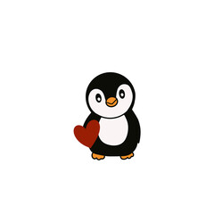 penguin on a white background