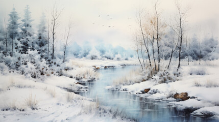 winter landscape