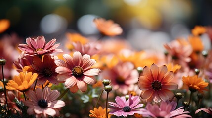 Gorgeous Colorful Flowers My Garden, HD, Background Wallpaper, Desktop Wallpaper