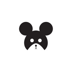 Mouse in cartoon, doodle style. Isolated 2d vector illustration in logo, icon, sketch style, Eps 10, black and white. AI Generative