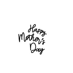 Obraz na płótnie Canvas Happy Mothers Day lettering