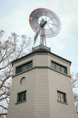 Lawnfield Estate Windmill at The James A. Garfield National Historic Site in Mentor, Ohio