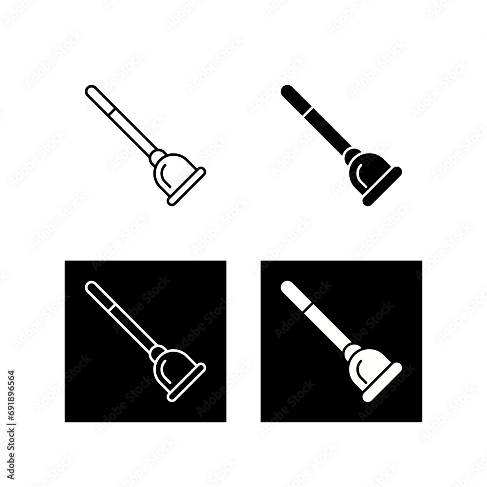 Canvas Prints plunger vector icon