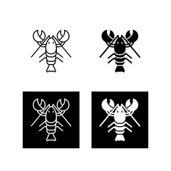 Lobster Vector Icon