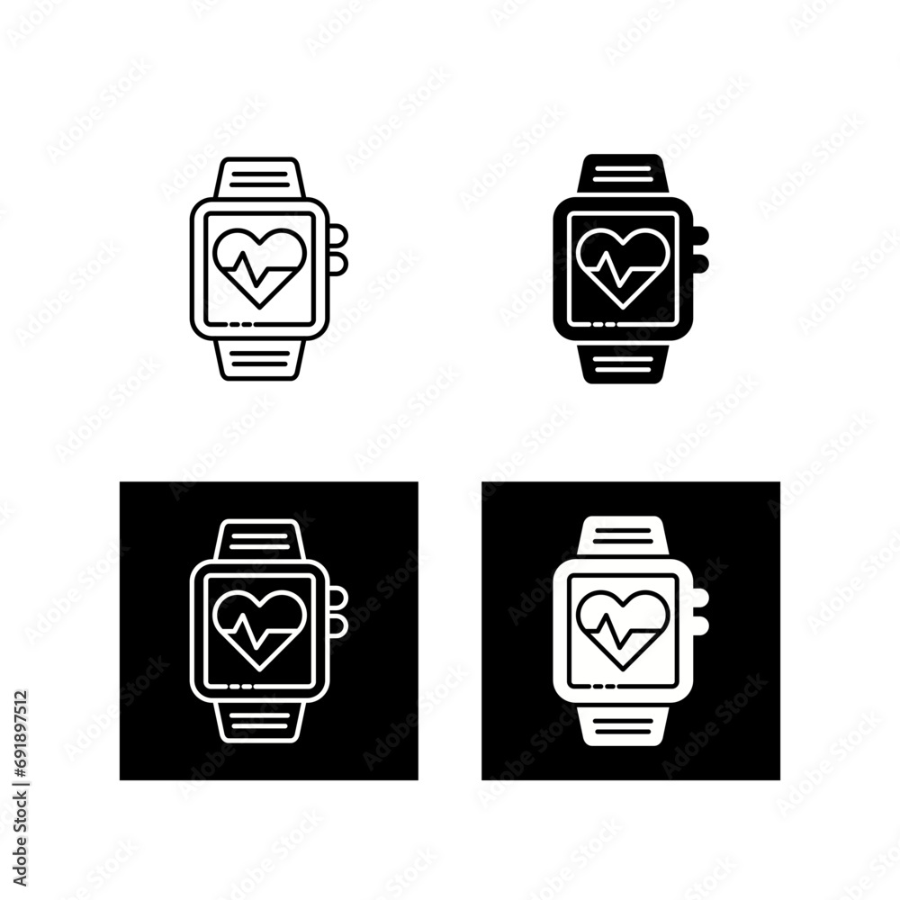 Wall mural Smartwatch Vector Icon