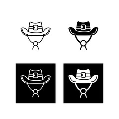 Cowboy Hat Vector Icon