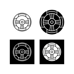 Fototapeta premium Driving Vector Icon