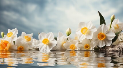 Blooming Narcissus Flower Know Daffodil Nargis, HD, Background Wallpaper, Desktop Wallpaper