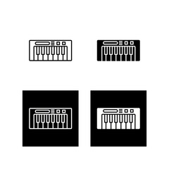 Obraz premium Piano Vector Icon