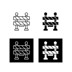Barrier Vector Icon