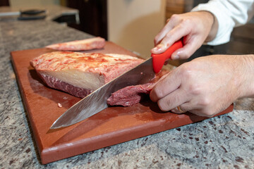 Savor the artistry of rodizio dining with tantalizing images capturing the meticulous preparation of succulent meats at our restaurant.