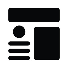 Take a look at this beautifully designed website wireframes, wireframing, layout, template icon