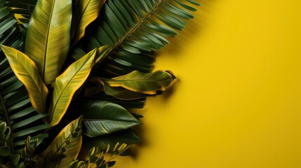 Fototapeta na wymiar Banana Leaves, HD, Background Wallpaper, Desktop Wallpaper