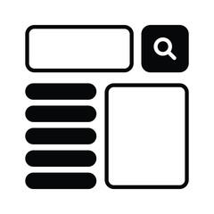 Take a look at this beautifully designed website wireframes, wireframing, layout, template icon
