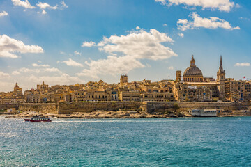 Skyline of Valletta city, capital of Malta  - 691910135