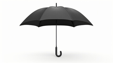 Black umbrella - obrazy, fototapety, plakaty
