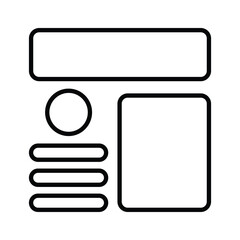 Take a look at this beautifully designed website wireframes, wireframing, layout, template icon