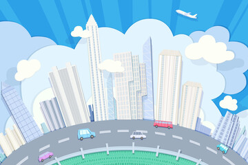 Modern city
