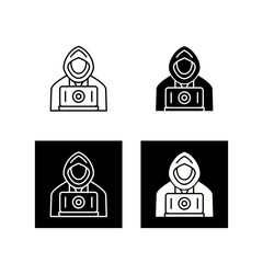 Hacker Vector Icon