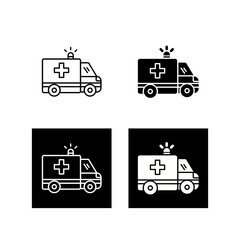 Ambulance Vector Icon