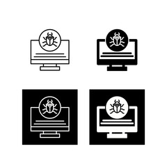 Obraz premium Infected Vector Icon