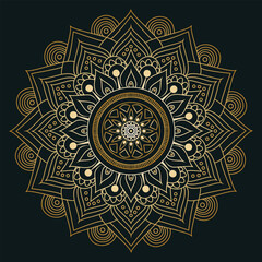 Traditional Turkish luxury mandala design, Great for fabric and textile, wallpaper, packaging or any desired idea.