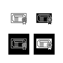 Certificate Vector Icon