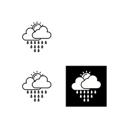 Rain Vector Icon