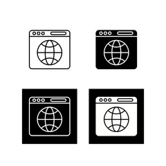 Browser Vector Icon