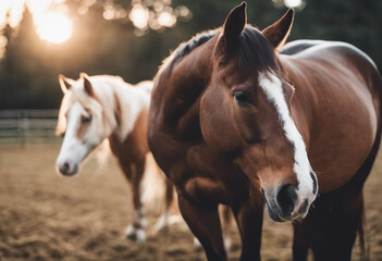 Fototapeta premium portrait of a horse