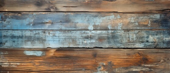 Worn Wood Texture with Patina Flat Lay
