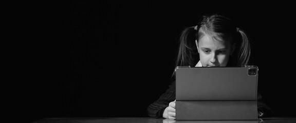 Computer, media, game, network, digital, technology, gadget  and  internet addiction. Young happy...