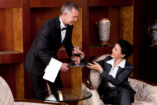 Professional service in club house 